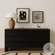 Flo Black 6 Drawer Dresser
