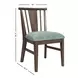 West End Sage Green and Saddle Brown Upholstered Spindle Side Chair Set of 2