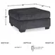 Altari Slate Oversized Accent Ottoman