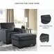 Altari Slate Ottoman
