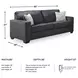 Altari Slate 85" Sofa