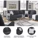 Altari Slate 2 Piece Sleeper Sectional with RAF Chaise