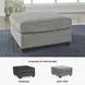 Altari Alloy Oversized Accent Ottoman