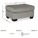Altari Alloy Ottoman