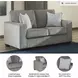 Altari Alloy 62" Loveseat