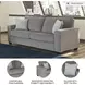 Altari Alloy Queen 85" Sofa Sleeper