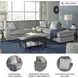 Altari Alloy 2 Piece Sleeper Sectional with RAF Chaise