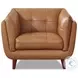 Sorella Cinnamon Leather Living Room Set
