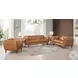 Sorella Cinnamon Leather 84" Sofa