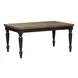 Homestead Living Chalkboard and Brown 5 Piece Extendable Rectangular Dining Set