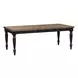 Homestead Living Chalkboard and Brown 6 Piece Extendable Rectangular Dining Set