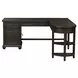 Autumn Haven Chalkboard 3 Piece Desk Set with USB Charging