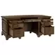 Hartshill Burnished Oak Executive Desk