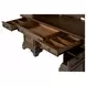 Hartshill Burnished Oak Credenza With Hutch