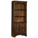 Hartshill Burnished Oak Bookcase With Cabinet