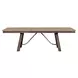 Transitions Driftwood and Sable 96" Extendable Rectangular Dining Table