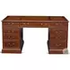 Roosevelt Crotch Mahogany Desk