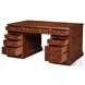 Roosevelt Crotch Mahogany Desk