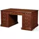 Roosevelt Crotch Mahogany Desk