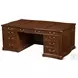 Sanders Crotch Mahogany Desk