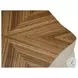 Cremona Zebrano And Concrete Accent Table