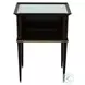 Noir Glass And Noir Accent Table