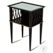 Noir Glass And Noir Accent Table