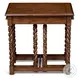 Serpentine Hand Planed Heavily Nesting Tables