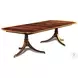 Zephyr Crotch Mahogany Extendable Dining Table