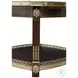 Gallery Crotch Mahogany Square End Table