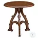 Shepard Hand Planed Heavily Pedestal Accent Table