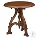 Shepard Hand Planed Heavily Pedestal Accent Table