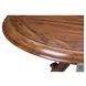 Shepard Hand Planed Heavily Pedestal Accent Table