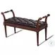 Auter Antique Brown Leather Bench