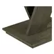 Aspen Sky Weathered Saddle Brown Rectangular End Table