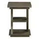 Aspen Sky Weathered Saddle Brown Occasional Table Set