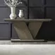 Aspen Sky Weathered Saddle Brown Rectangular Sofa Table