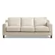 Isla Vanilla Leather 84" Sofa