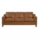 Isla Cognac Leather 84" Sofa