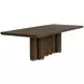 Willow Brown 102" Rectangular Dining Table
