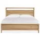 Somerset Butternut California King Panel Bed