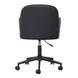 Sydney Black Upholstered Swivel Desk Chair