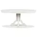 Willowbrook Egg Shell White 66" Extendable Oval Dining Table