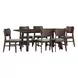 West End Saddle Brown Rectangular Lodge Dining Room Set