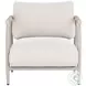 Muros Palazzo Cream Lounge Chair With Greige Base