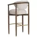 Gavina Gifford Script Upholstered Bar Stool