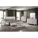 Andover White 2 Drawer Nightstand with USB Charging