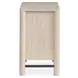 Sunset Cove Sanibel Brown 2 Drawer Nightstand with USB Charging