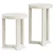 Refton Balboa Mist Round Nesting Accent Table