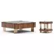 Altura Dark Emperador Stone Top Occasional Table Set